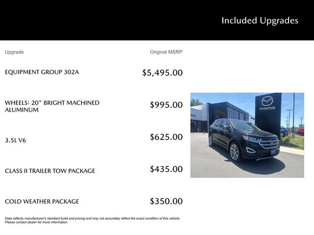 Used 2017 Ford Edge Titanium w/ Equipment Group 302A AWD/4WD image 5