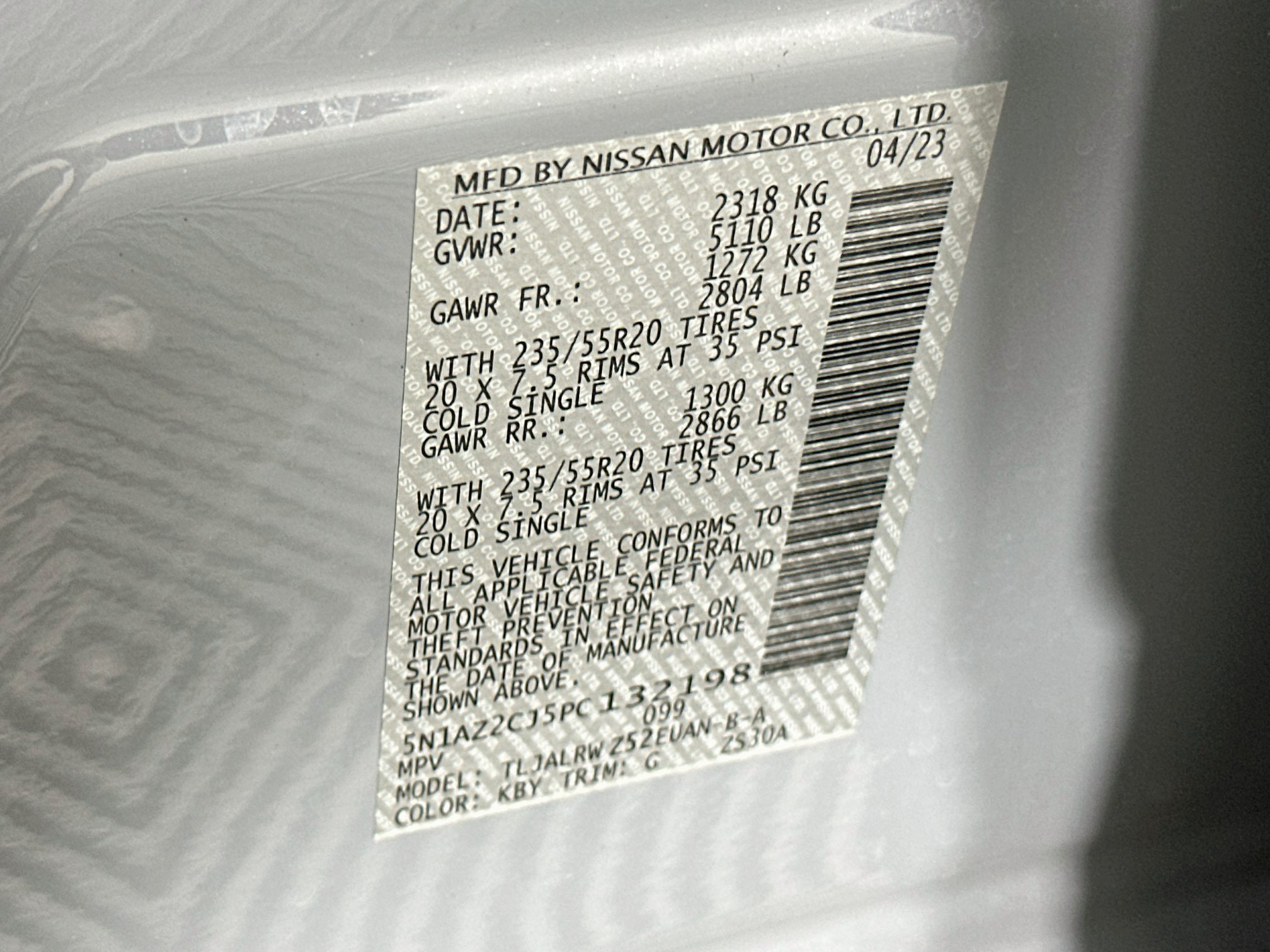 Used 2023 Nissan Murano SL w/ SL Moonroof Package FWD image 12