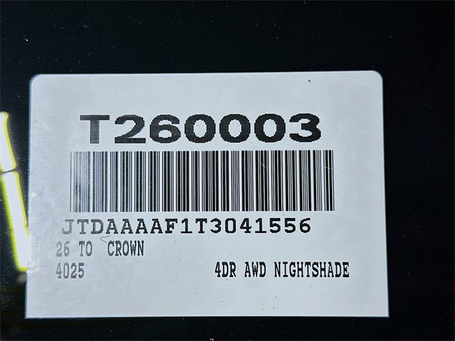 New 2026 Toyota Crown Nightshade image 24