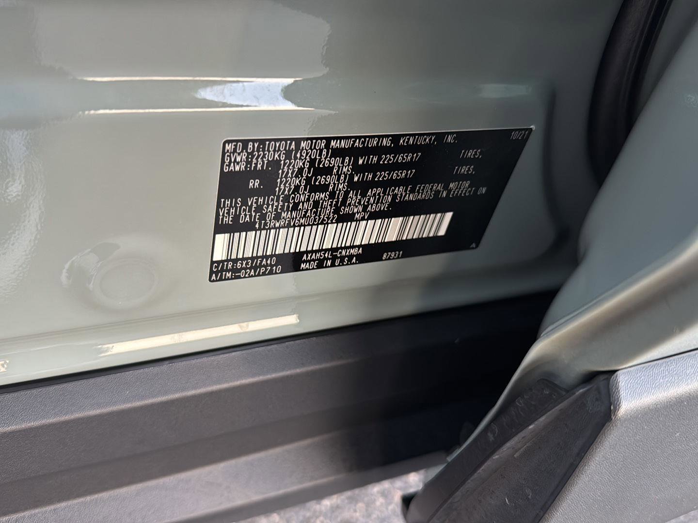 Certified 2021 Toyota RAV4 XLE w/ Convenience Package image 35