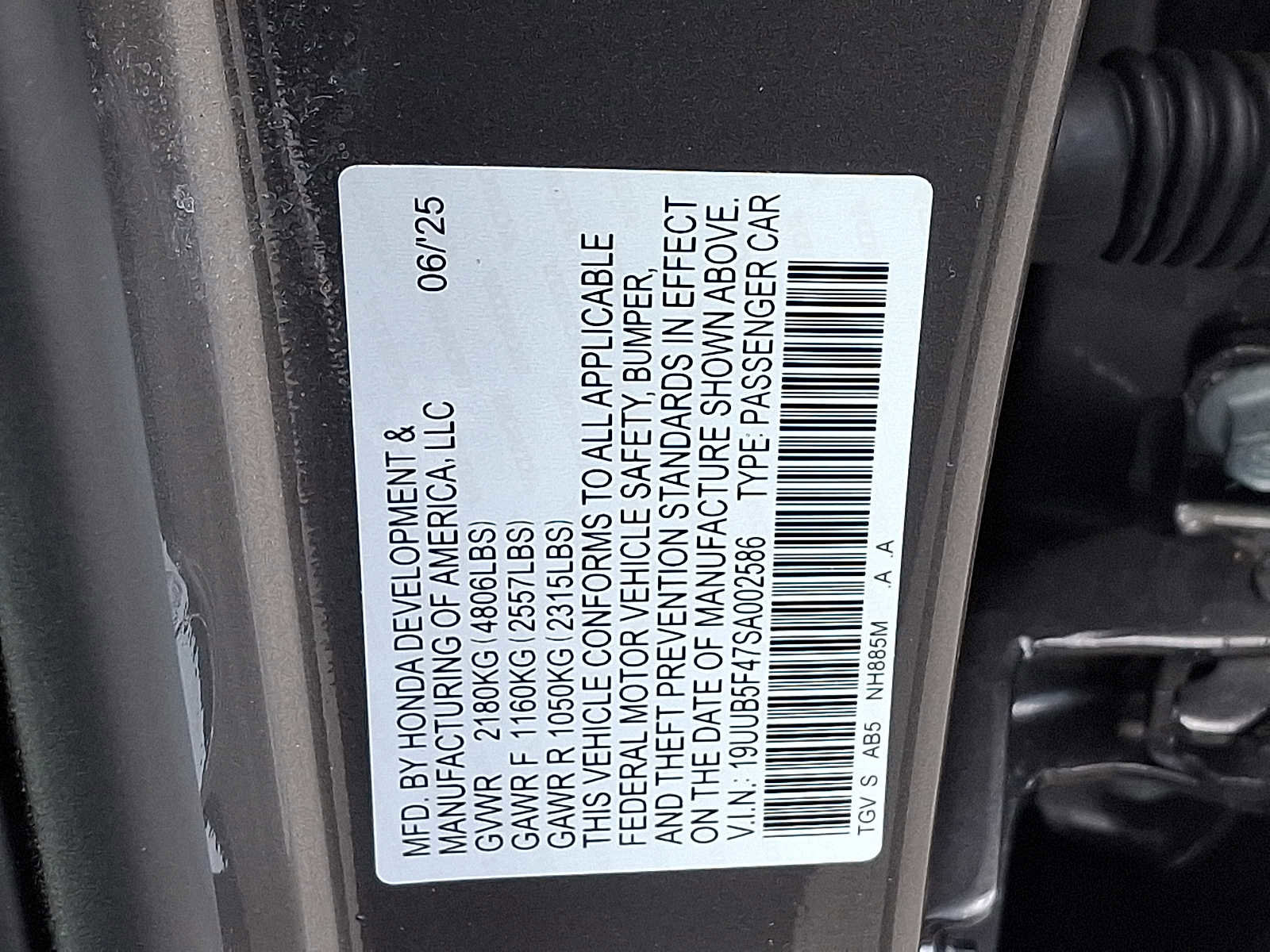 Certified 2025 Acura TLX w/ Technology Package FWD image 28