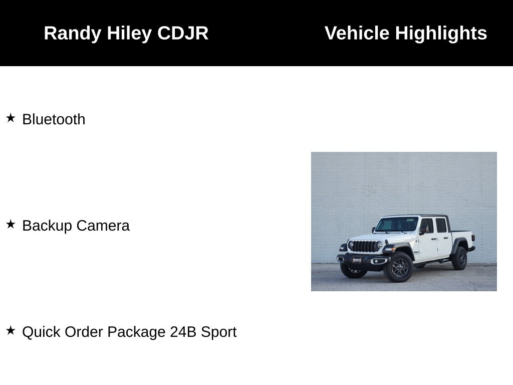 New 2026 Jeep Gladiator Sport AWD/4WD image 5