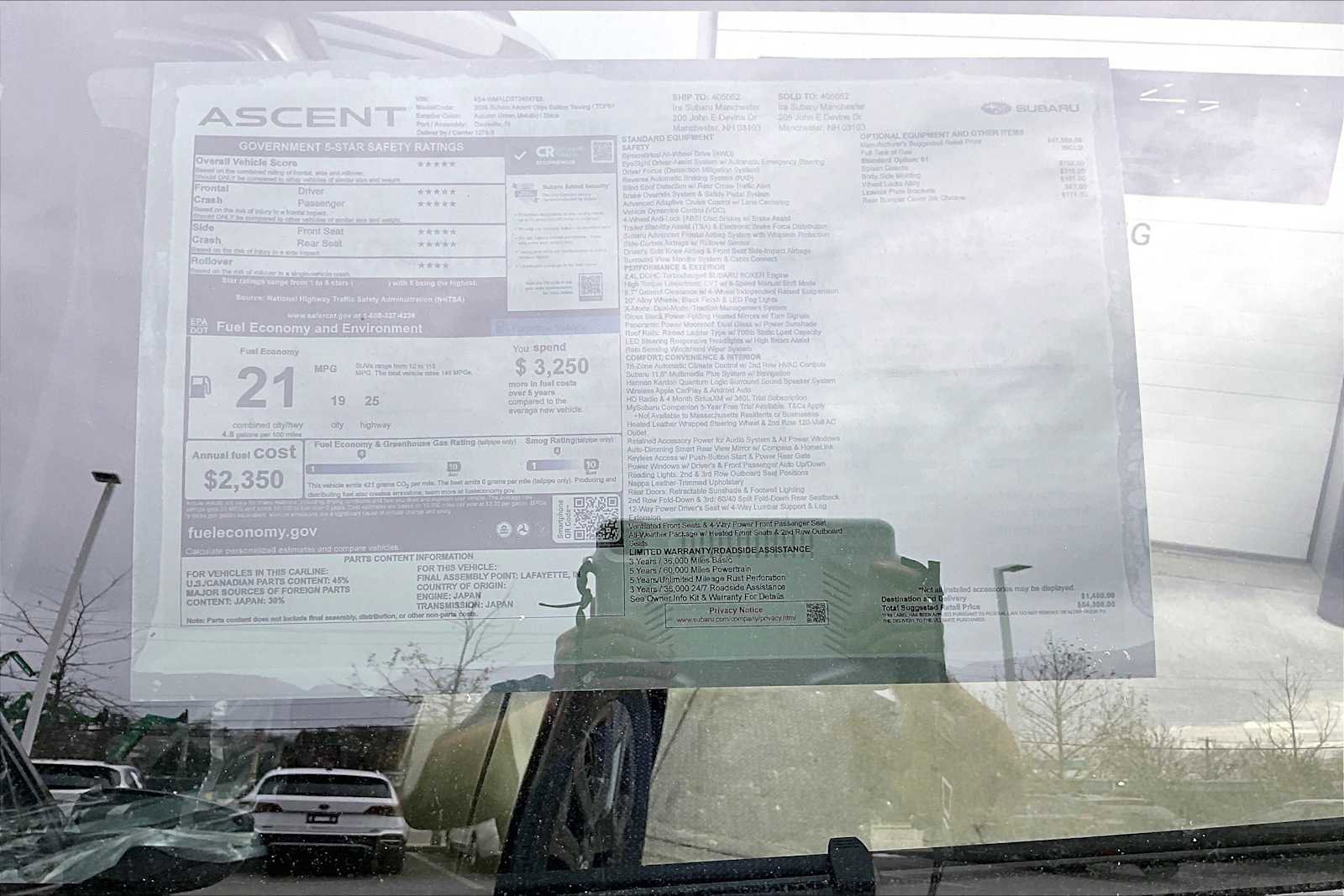 New 2026 Subaru Ascent Bronze Edition image 19