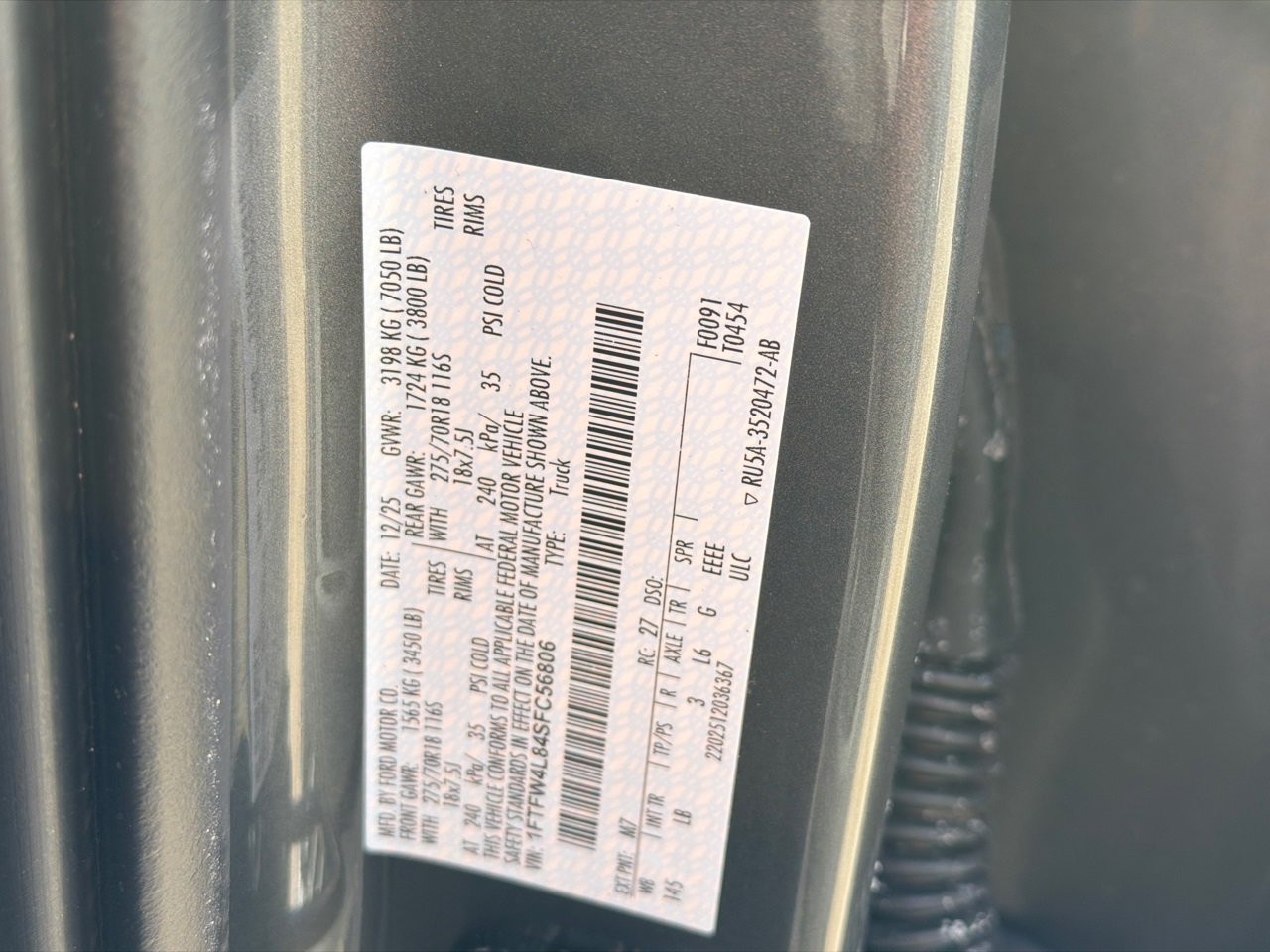 New 2025 Ford F150 Tremor w/ Bed Utility Package image 33