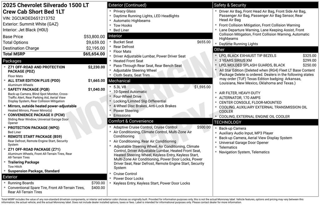 New 2025 Chevrolet Silverado 1500 LT AWD/4WD image 4