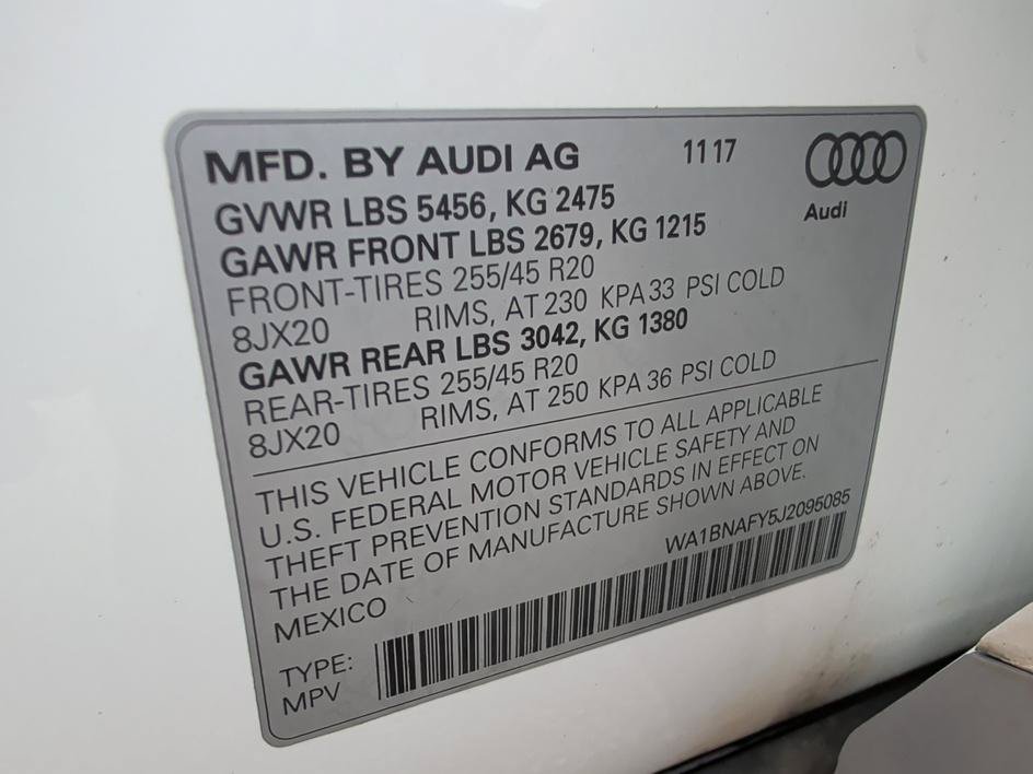 Used 2018 Audi Q5 2.0T Premium Plus w/ Premium Plus Package AWD/4WD image 32