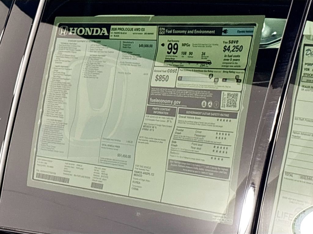 New 2026 Honda Prologue EX image 23