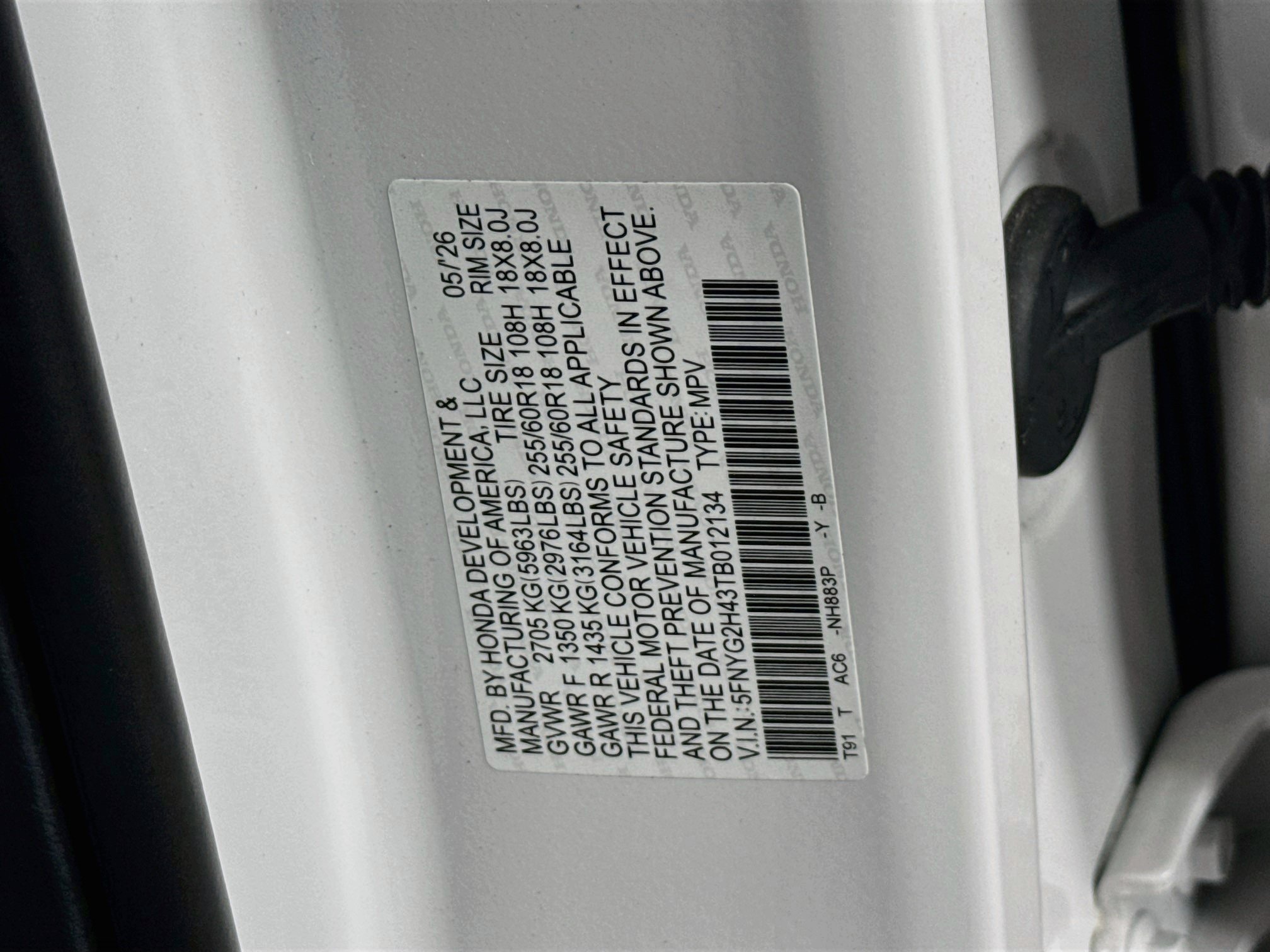 New 2026 Honda Pilot EX-L image 39