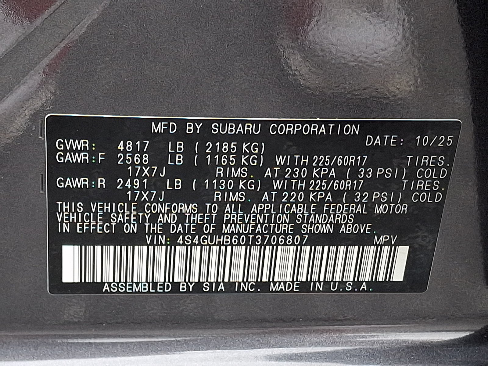Certified 2026 Subaru Crosstrek 2.5i w/ Convenience Package #1 AWD/4WD image 25
