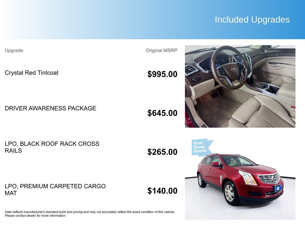 Used 2016 Cadillac SRX Luxury w/ Driver Awareness Package FWD image 5