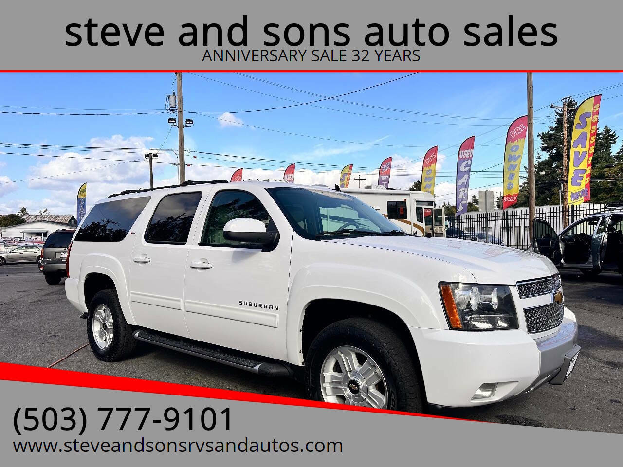 Used 2013 Chevrolet Suburban LT w/ Suspension Package, Off-Road