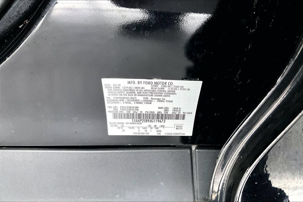 Used 2018 Ford Taurus SEL FWD image 18