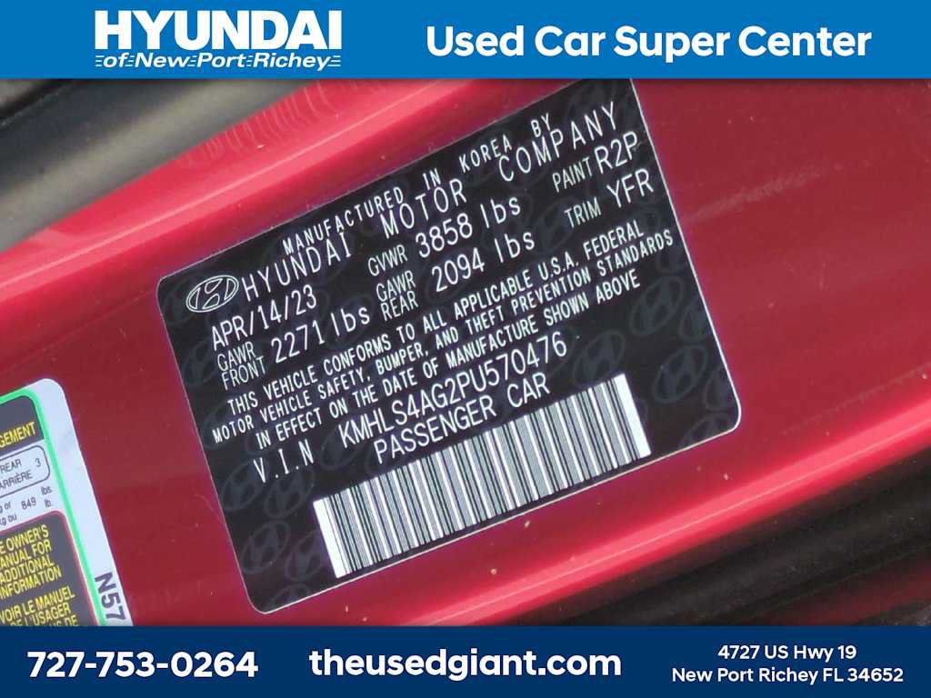 Used 2023 Hyundai Elantra SEL w/ Convenience Package FWD image 31