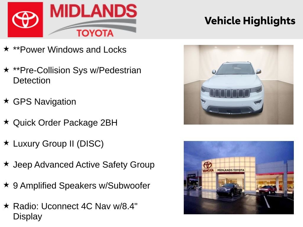 Used 2018 Jeep Grand Cherokee Limited w/ Luxury Group II RWD video 2
