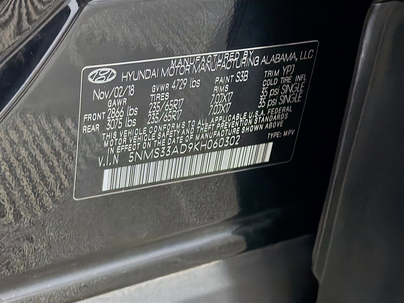 Used 2019 Hyundai Santa Fe SEL w/ Cargo Package image 30