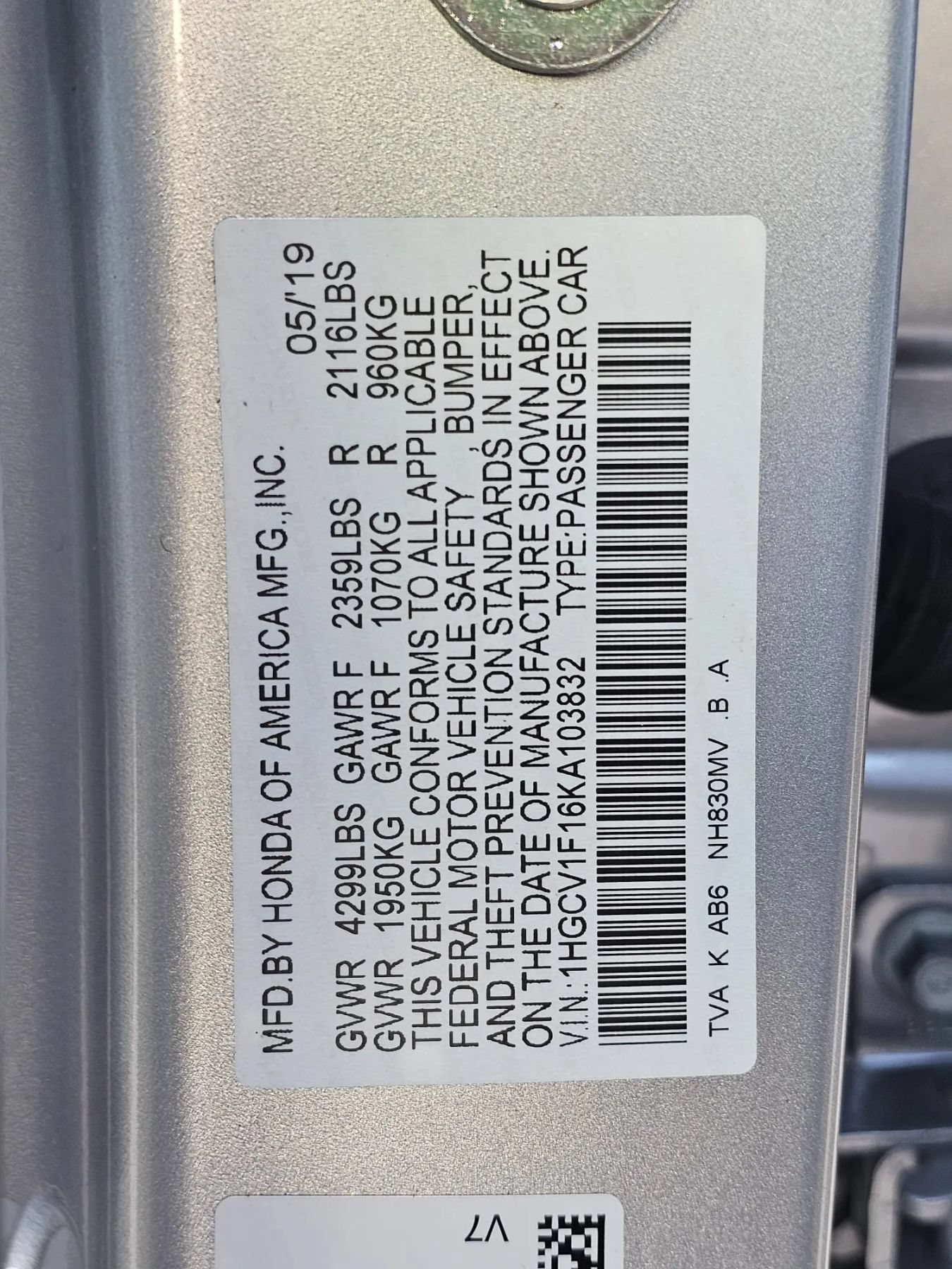 Used 2019 Honda Accord LX image 35