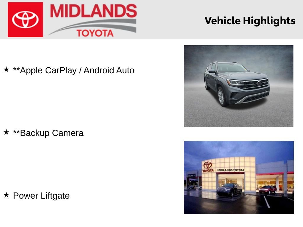 Used 2021 Volkswagen Atlas SE w/ Panoramic Sunroof Package FWD video 2
