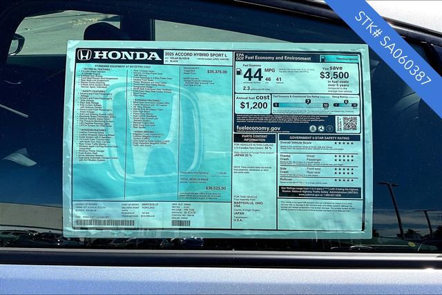 New 2025 Honda Accord Sport image 6