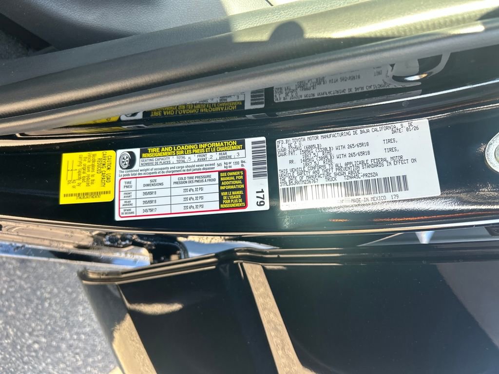 New 2026 Toyota Tacoma TRD Sport w/ TRD Sport Upgrade Package image 30