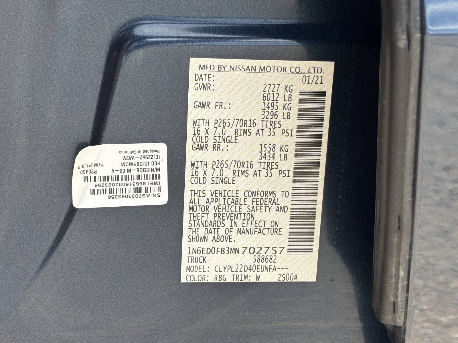Certified 2021 Nissan Frontier SV AWD/4WD image 34