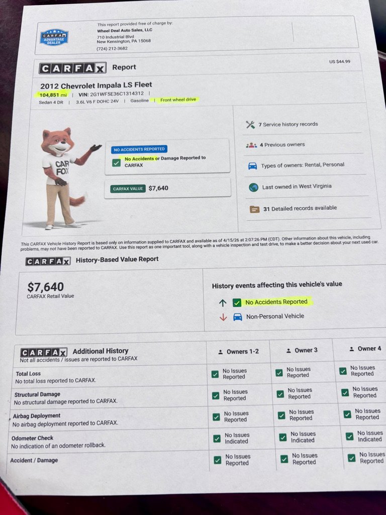 Used 2012 Chevrolet Impala LS image 17