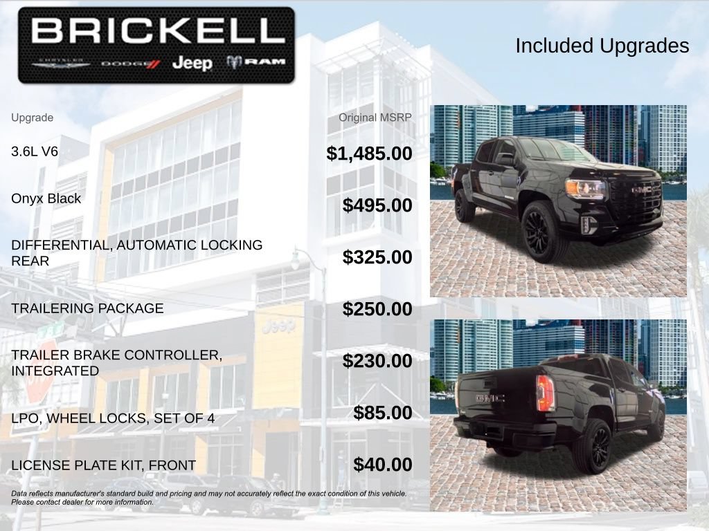 Used 2022 GMC Canyon Elevation w/ Trailering Package RWD image 5
