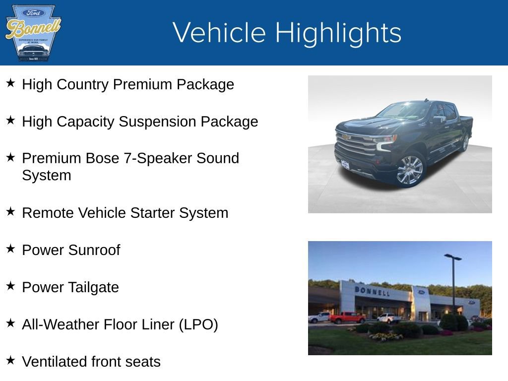 Used 2022 Chevrolet Silverado 1500 High Country w/ High Country Premium Package image 5