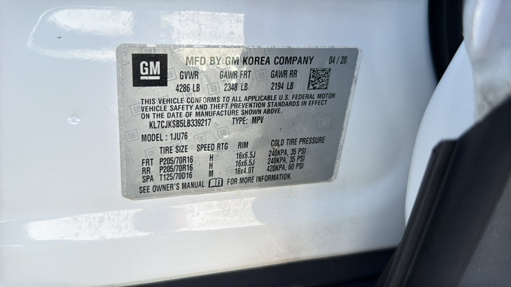 Used 2020 Chevrolet Trax LS w/ Tint and Cruise Package FWD image 41