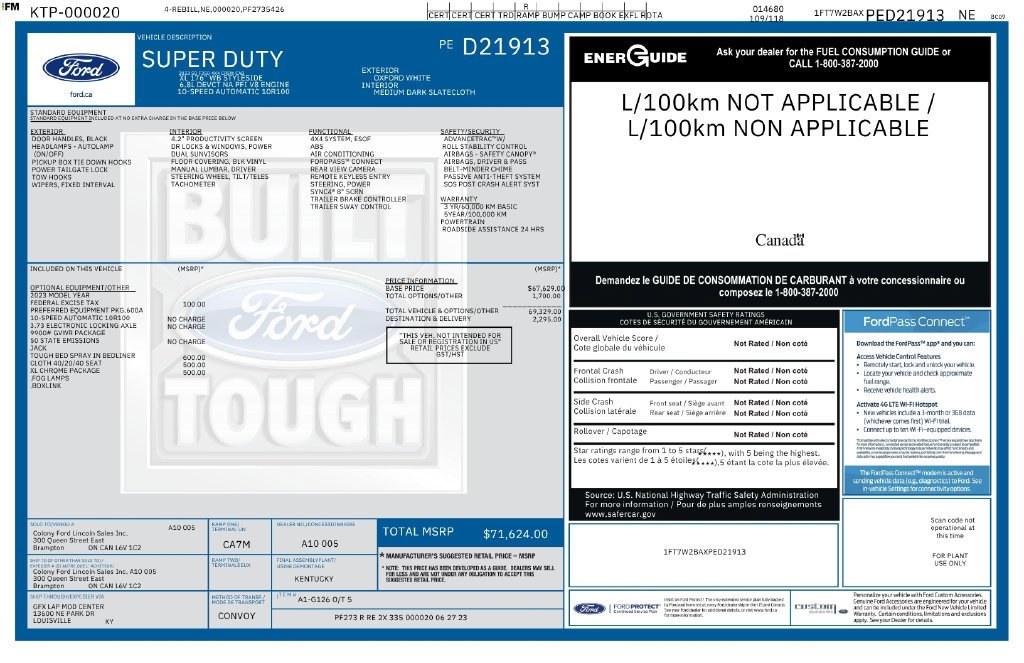 Used 2023 Ford F250 XL w/ XL Chrome Package AWD/4WD image 11