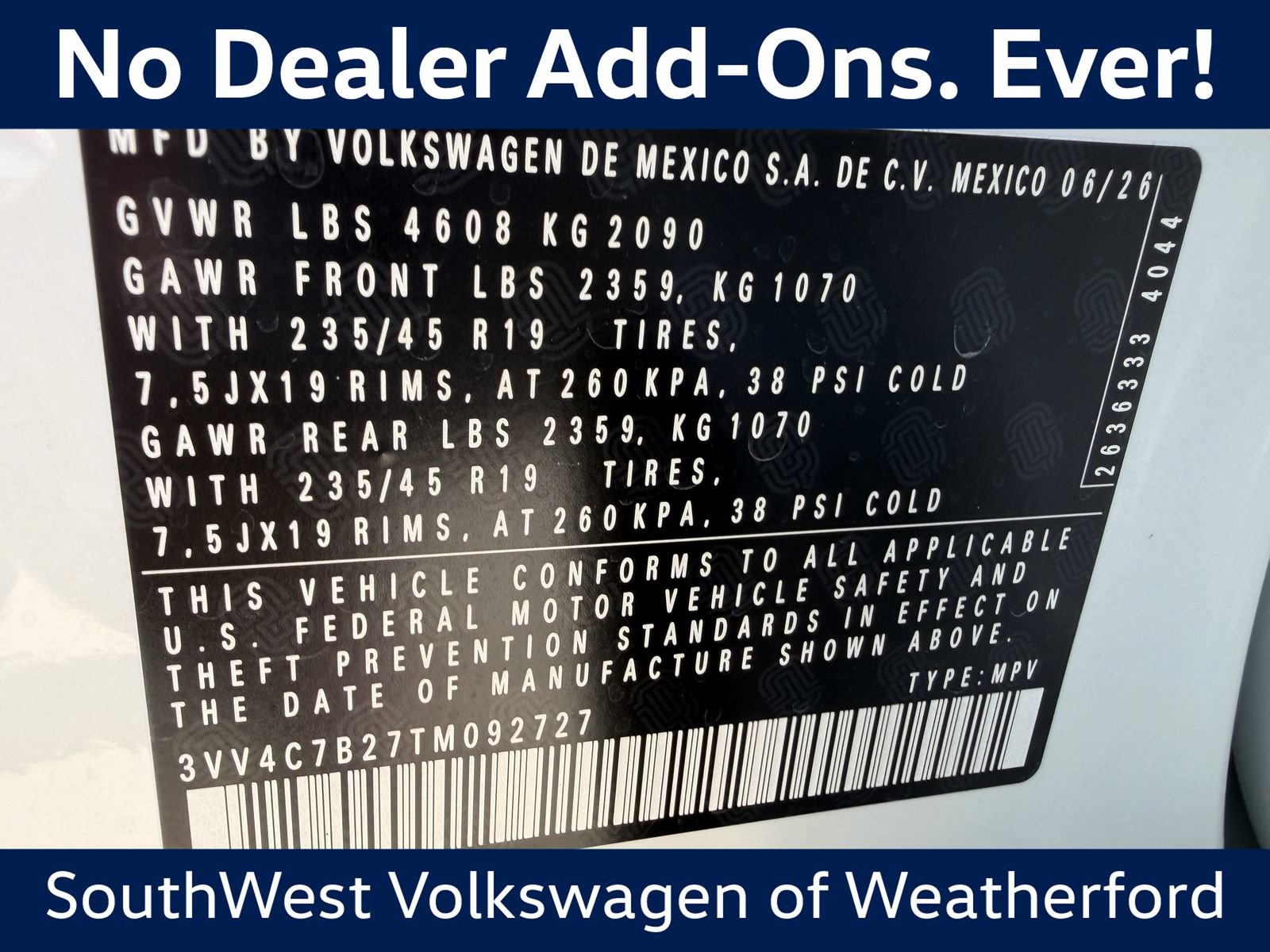 New 2026 Volkswagen Taos SEL AWD/4WD image 28