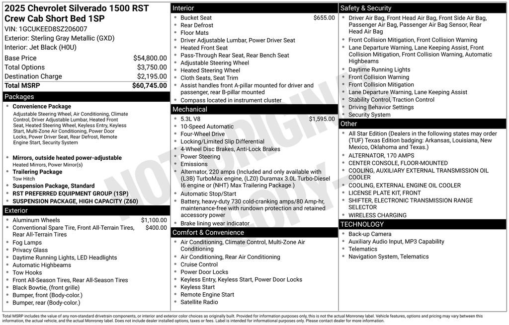 Used 2025 Chevrolet Silverado 1500 RST AWD/4WD image 6