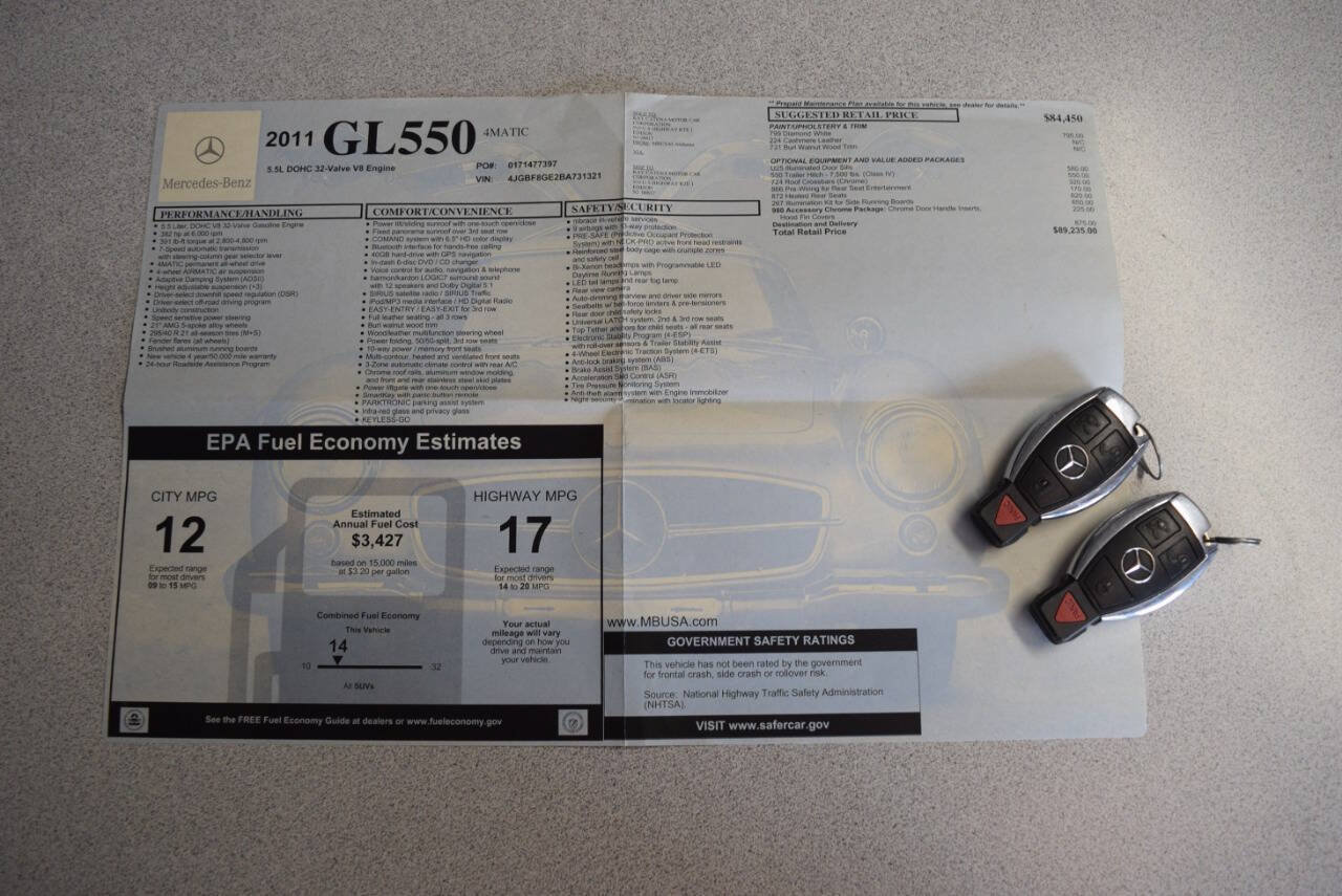 Used 2011 Mercedes-Benz GL 550 4MATIC image 73