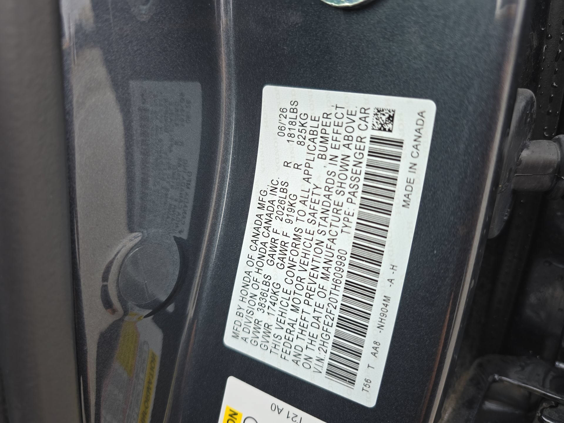 Certified 2026 Honda Civic LX image 37