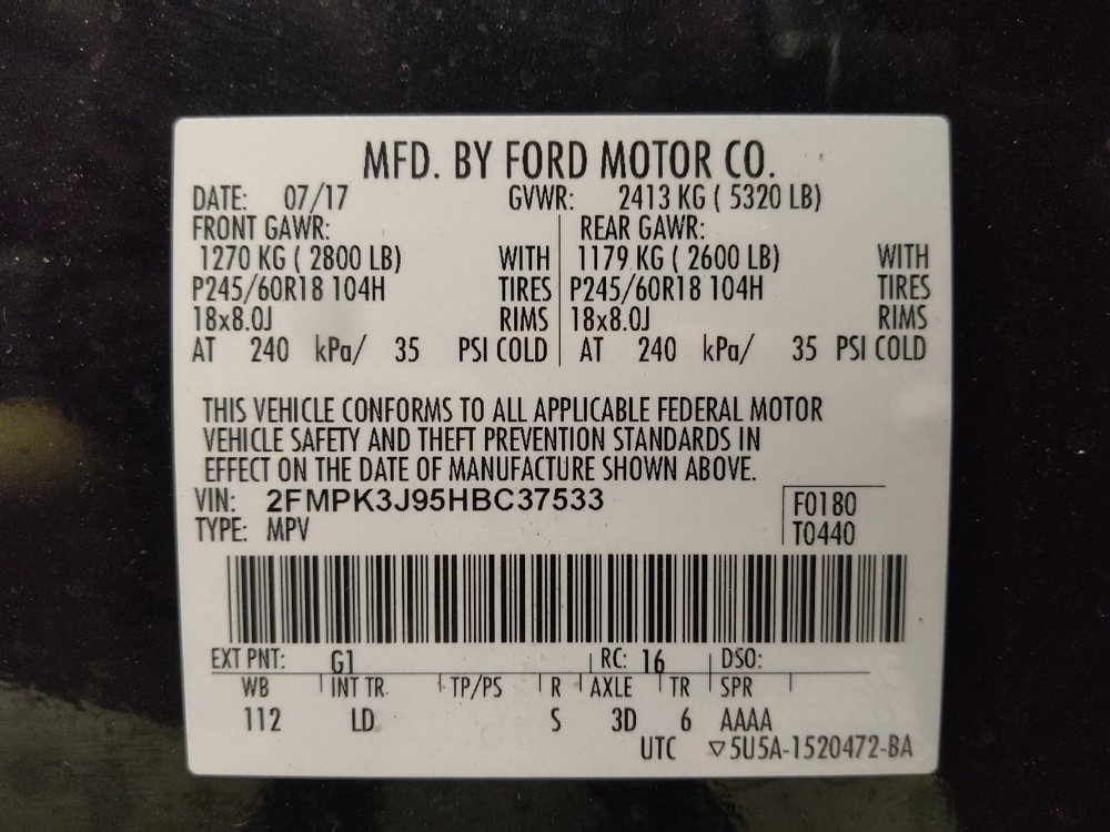 Used 2017 Ford Edge SEL w/ Equipment Group 201A FWD image 33