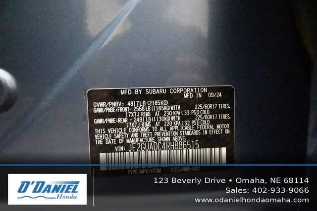 Used 2024 Subaru Crosstrek 2.0i Premium AWD/4WD image 44