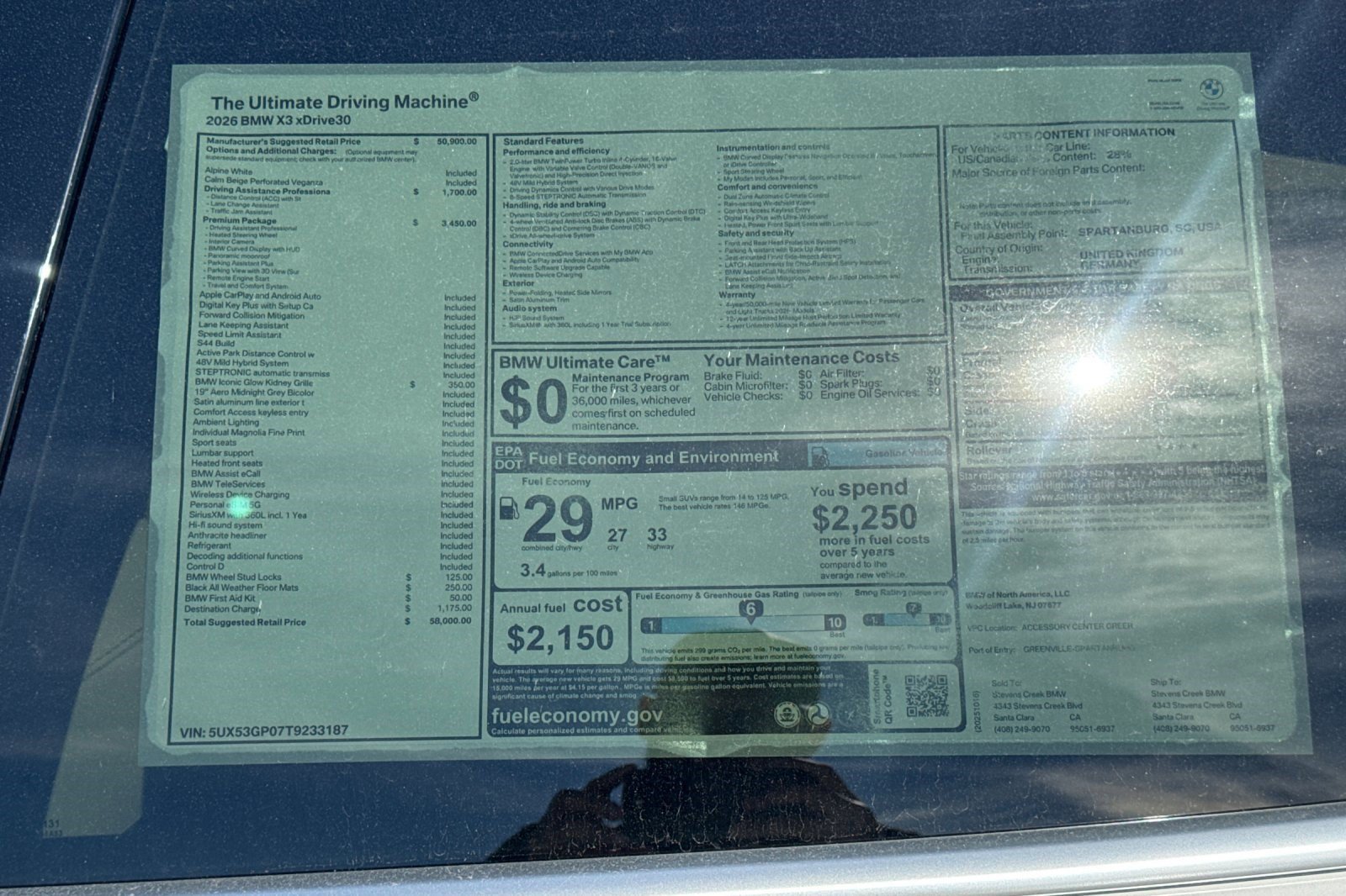 Used 2026 BMW X3 xDrive30i w/ Premium Package AWD/4WD image 30