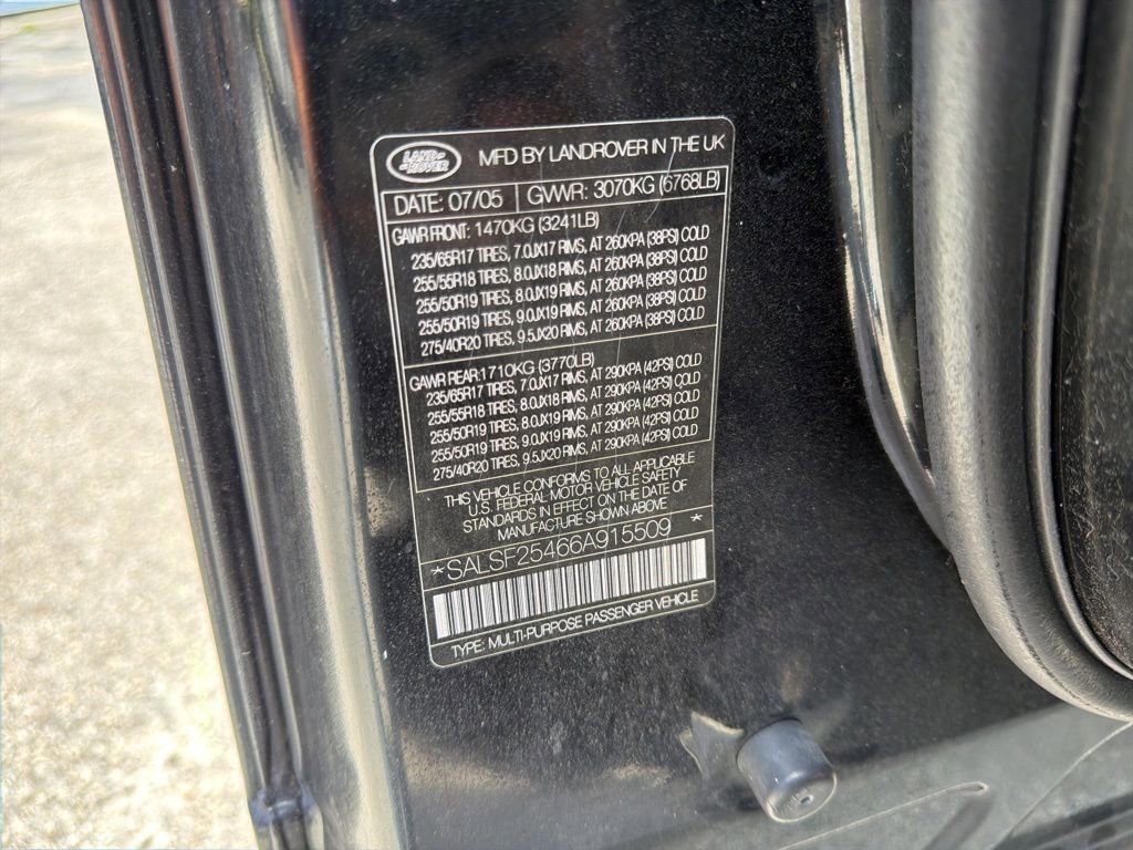 Used 2006 Land Rover Range Rover Sport HSE AWD/4WD image 14