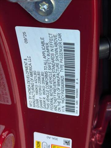 New 2025 Honda Accord SE image 16