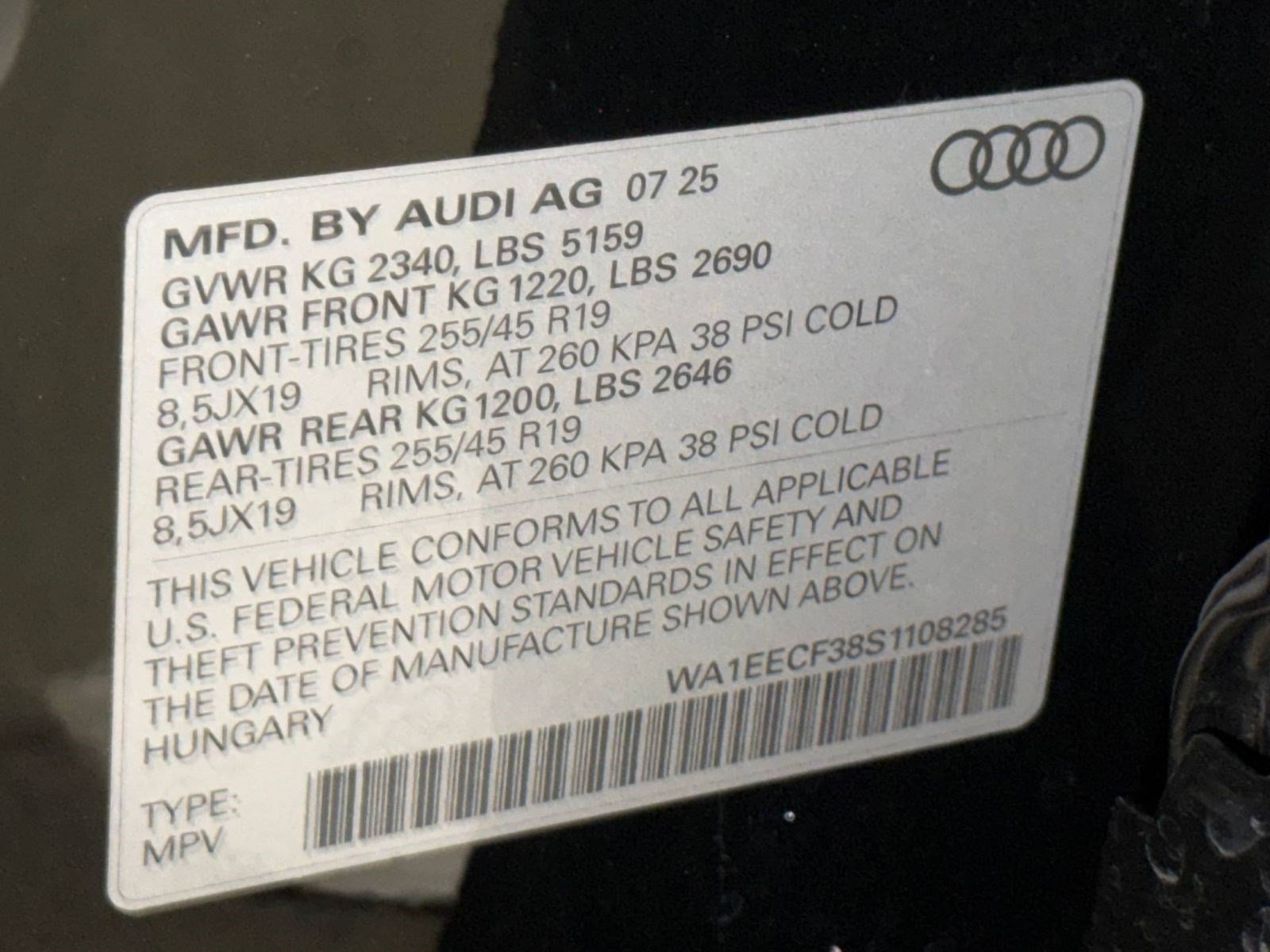 Certified 2025 Audi Q3 2.0T Premium Plus w/ Premium Plus Package AWD/4WD image 22
