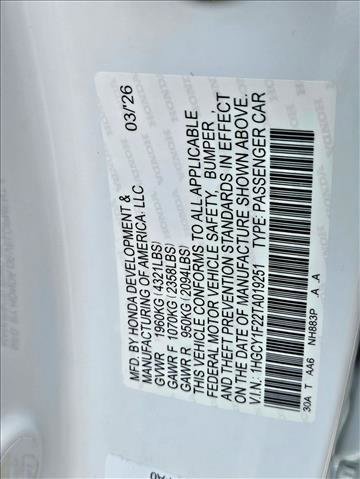 New 2026 Honda Accord LX image 17