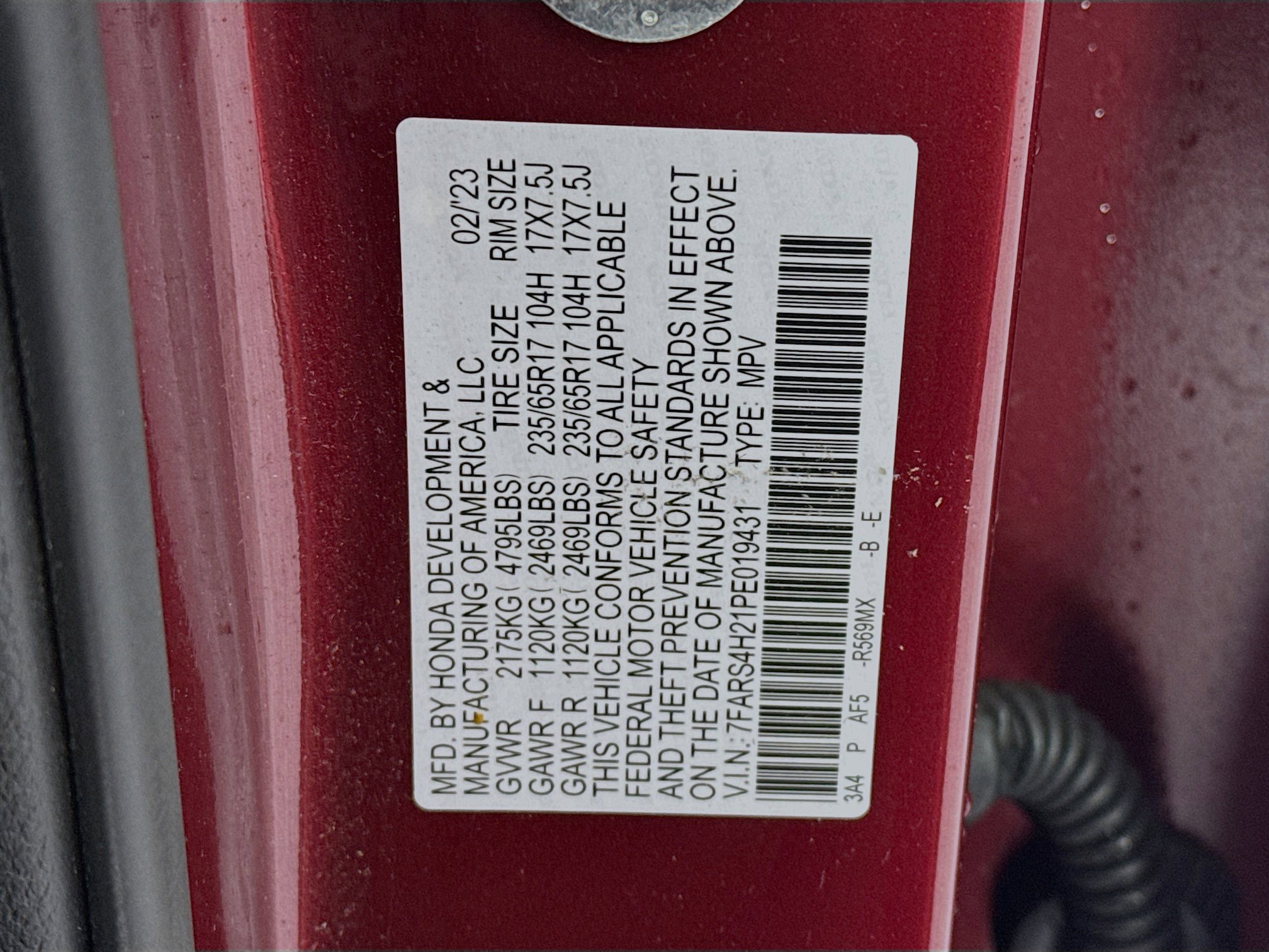 Certified 2023 Honda CR-V LX image 30