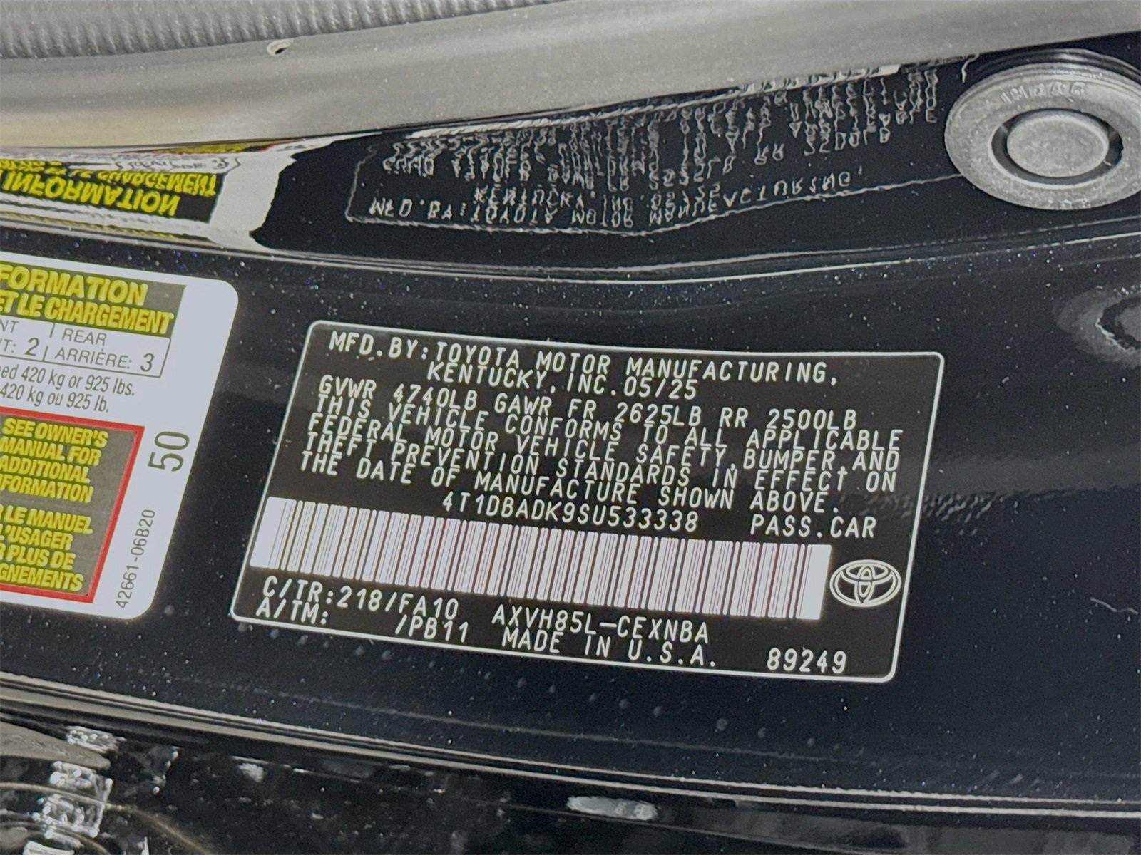 Used 2025 Toyota Camry LE w/ Convenience Package image 16