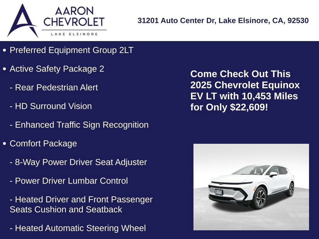 Used 2025 Chevrolet Equinox EV LT w/ Convenience Package image 5