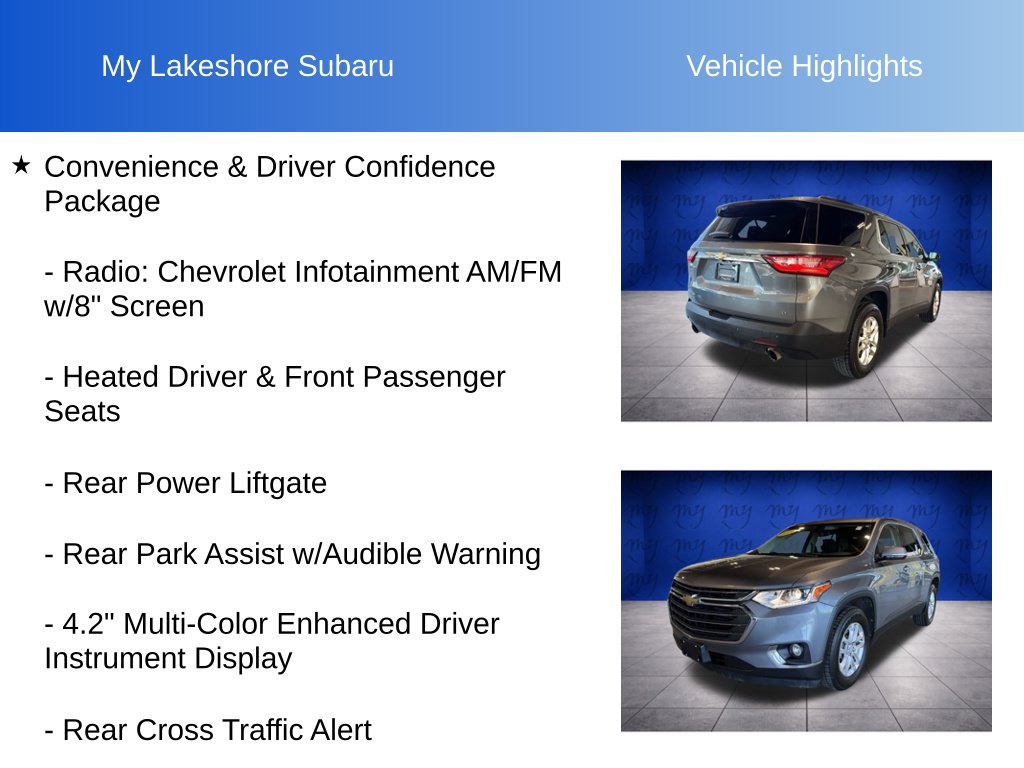Used 2019 Chevrolet Traverse LT FWD image 10