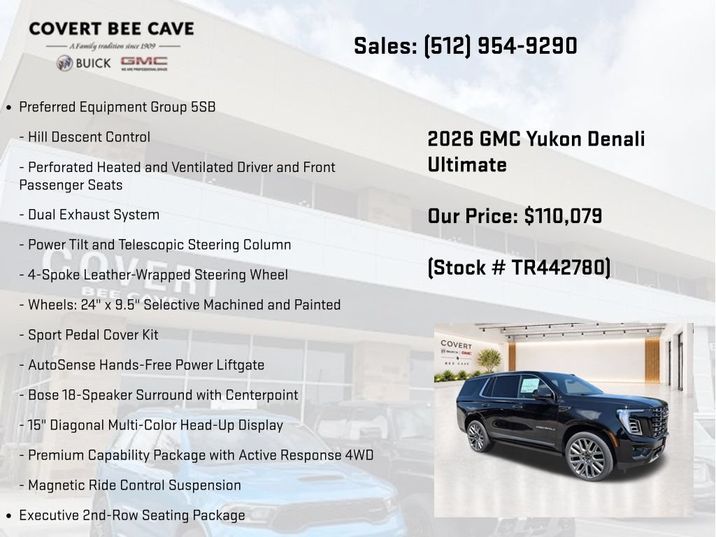 New 2026 GMC Yukon Denali Ultimate AWD/4WD image 13