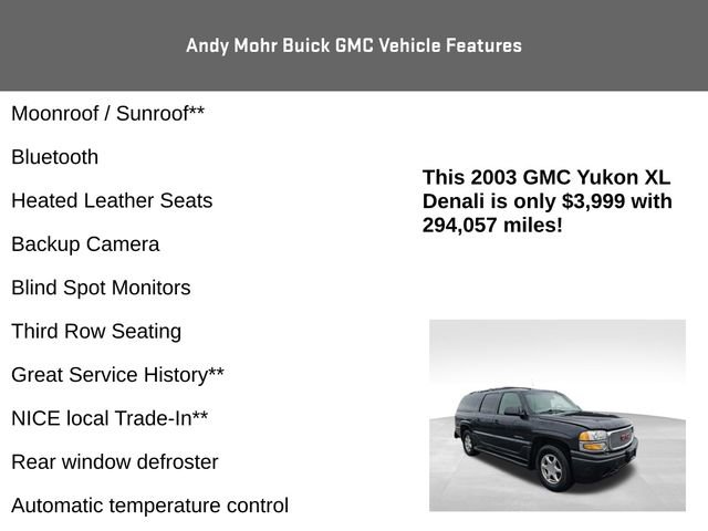 Used 2003 GMC Yukon XL Denali image 4