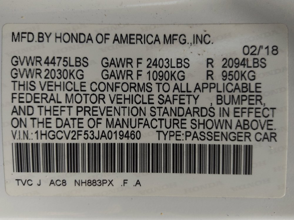 Used 2018 Honda Accord EX-L image 33