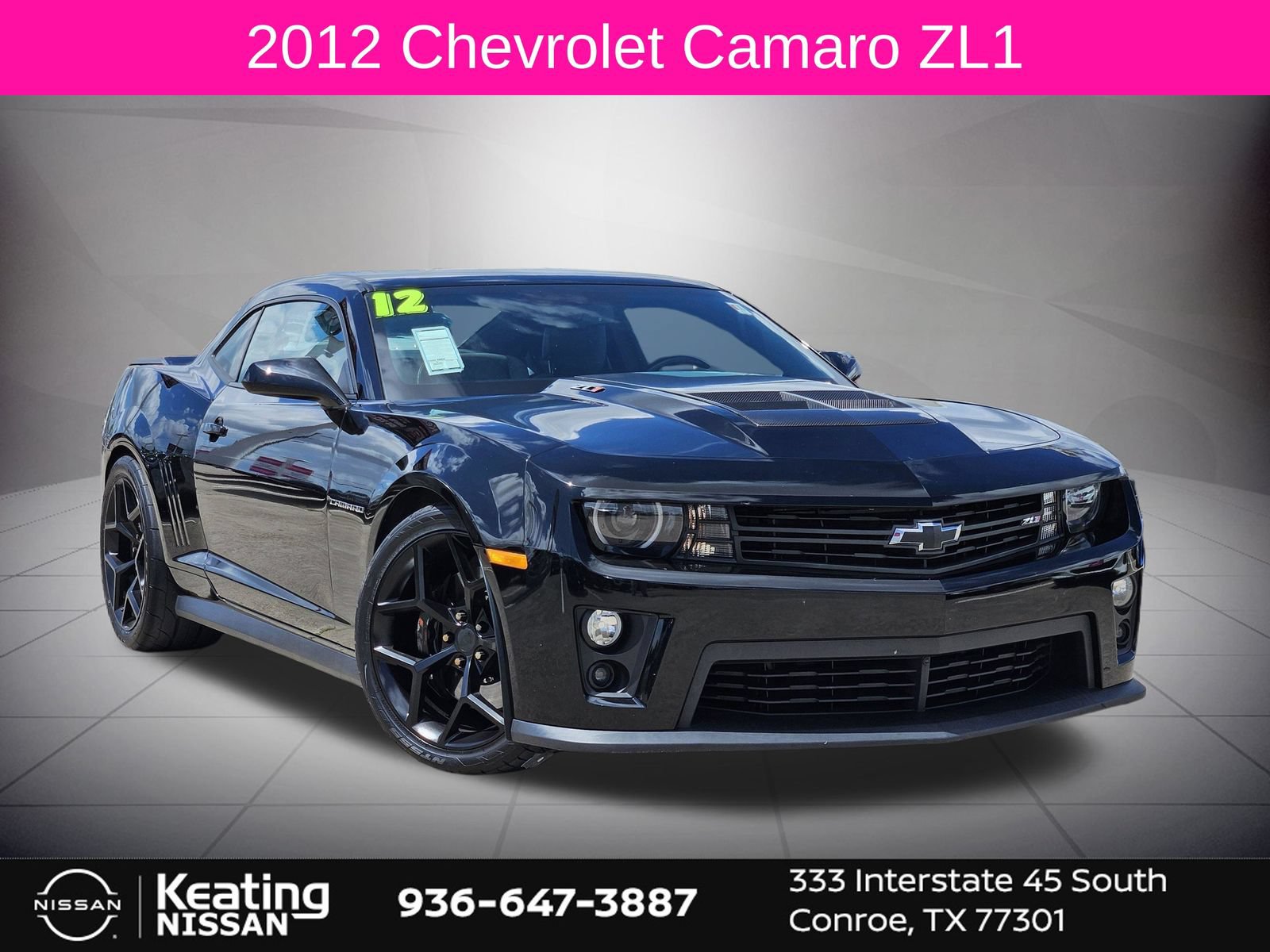 Used 2012 Chevrolet Camaro ZL1 RWD image 1