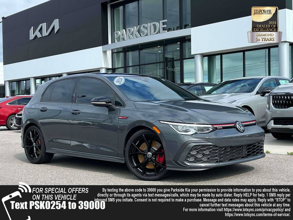 Used 2024 Volkswagen GTI SE FWD image 1