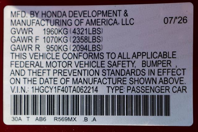 New 2026 Honda Accord SE image 25